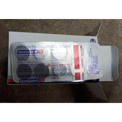  Івермектин 12мг. таблетки, що диспергуються 10 шт. Індія Ivermectin Dispersible 12 mg. антипаразитарний препарат, Індія